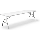 KG KITGARDEN - Multifunctional Portable Folding Table, 240 x 74 x 74 cm, White