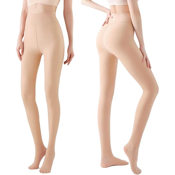 Ci & Ci Collant da donna invernale, termico foderato finto sheer, felpato, calze invernali, leggings pantyhose da donna, riscaldamento, pile, tights, thermo thickened leggings neri, S, 300 g B