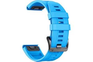 ANBEST Kompatybilny z bransoletą Fenix 7X/Fenix 6X/Fenix 5X, 26 mm Sport Quick Fit Zamiennik silikonowy pasek do Fenix 6X Pro/Fenix 5X Plus/Enduro/Descent MK2/Descent MK1/Fenix 3/3HR