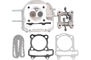GOOFIT Cabezales de cilindro de 63 mm reemplazo para árbol de levas accesorios reemplazo para GY6 150 cc 200 cc 200 cc 250 cc ATV todoterreno motor Go Kart ciclomotor moto y scooter