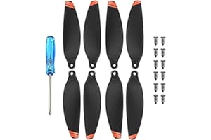Hsthe Sea Juego de 8 hélices de repuesto para drones, accesorio de vuelo silencioso, tama?o peque?o, silencioso, potente empuje, para DJI Mavic Mini (juego)