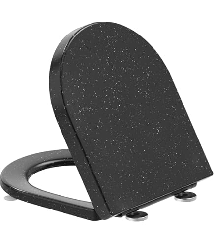 YEAUPE PRO Toiletbril Met Softclosemechanisme, D Vorm, Quick Release Functie Voor Eenvoudige Reiniging 150 Kg Belastbaar Wit 1388249267