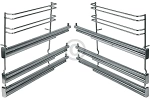 ‎EVENDIX Teleskopauszug kompatibel mit BOSCH 00708430 HEZ338357 Vollauszug 3fach rechts und links für Backofen