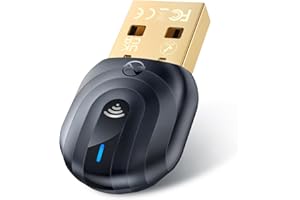 ZEXMTE USB Bluetooth Adapter für PC (5.1 Pro) mit FPC Antenne, Langstrecken Bluetooth Dongle kann 50M stabiles Signal, Mini Bluetooth Stick Empfänger für Desktop-Laptop, Windows 11/10 Plug & Play