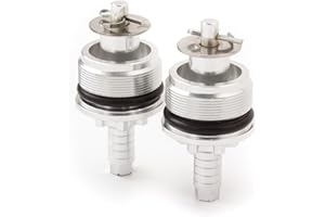 FXCNC Motorcycle 33mm Preload Adjusters Fork Bolts Aluminum Shock Absorber & Screws Compatible with XL185 CBR125 CBF125 CBF150