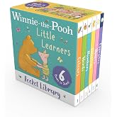 Winnie-the-Pooh Little Learners Pocket Library: With 6 illustrated mini early learning books, this slipcase is perfect for yo