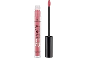‎ESSENCE COSMETICS essence 8h matte liquid lipstick, Nr. 15, Pink, langanhaltend, mattierend, schnelltrocknend, matt, vegan, wasserfest, ölfrei, ohne Konservierungsstoffe, 1er Pack (2.5ml)
