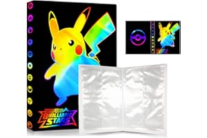 QIFAENY Classeur Cartes à collectionner, Porte Carte 30 pages, Titulaire Cartes Album, 4 pochettes par page-peut contenir 240 cartes DHA-3