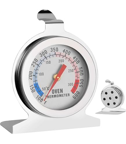 Termometro Da Forno Tescoma Gradius - Acciaio Inox, Gancio, Range 50-300°C - Foto 4