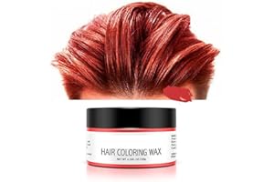 TPCmobile Cera de Color para el cabello, Color Natural Instantáneo, Ingredientes Naturales Lavables, Temporal, Desaparece con el Lavado, 120gr. (Marron)