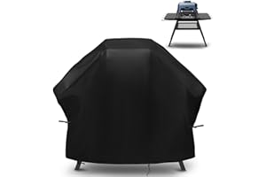 Iptienda Grill Cover,Outdoor BBQ Cover Waterproof for Ninja Outdoor Stand with Two Side Tables,Barbecue Covers with Buckles,BBQ Covers for Ninja Woodfire Grill OG700/800/900/OO100 Series-150x67x102/69