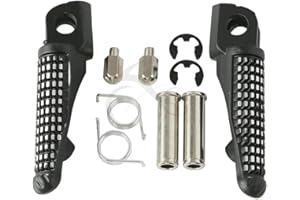 XMT-MOTOR Pedane Moto Poggiapiedi per Pedali del Sedile del Conducente Pedali per Kawasaki ZX-6R ZX636 2003-2023 ZX-9R 1998-2003 ZX-10R 2004-2013 Z1000 2007-2016 Z800 2016 Z H2 2020-2023