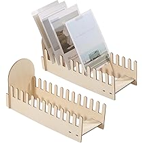 ODOXIA Présentoir De Cartes De Vœux | Support Rotatif En Bois | Organiseur De Vente Au Détail