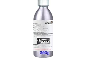 Xiaoqintedy Riparazione fari, Confezione di lucidatura Lampada Frontale, 800g Polimero Liquido Fari, Lucida Fari Auto, Rinnova Fari Auto, Ripristino Fari Auto Polimero per Riparazione
