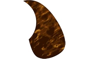 Golden Gate F-4013 Acoustic Guitar Pickguard, Yellow Tortoise