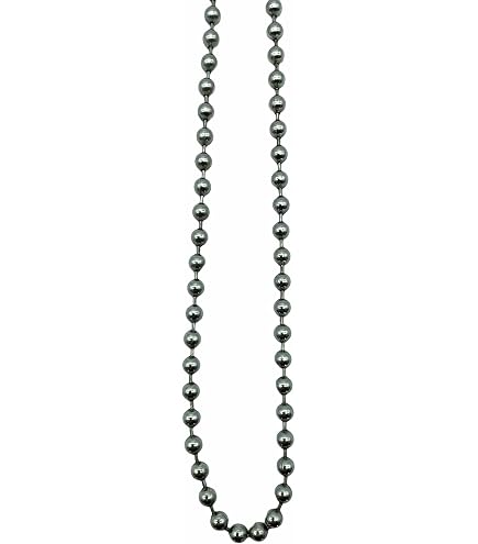 20 Raccords De Chaîne Métal 4,5mm - Connecteurs Cordon à Boule Aveugle Acier Inoxydable