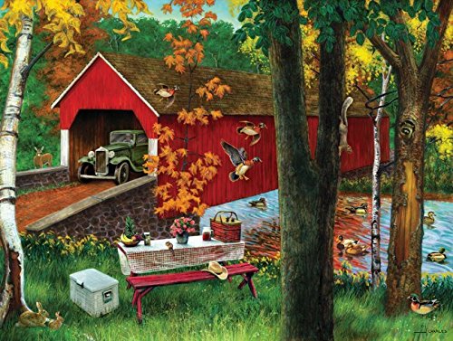 Preisvergleich Produktbild SunsOut 37131 - Charles: Picknick an der Brücke - 500 Teile Puzzle