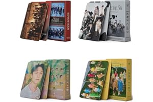 ELEFAD 4 Pack/219Pcs Seventeen Lomo Card Photocards Seventeen Nouvel Album Lomo Carte Seventeen Mini Photo Cartes Seventeen Poster Cards Cadeau pour Fans