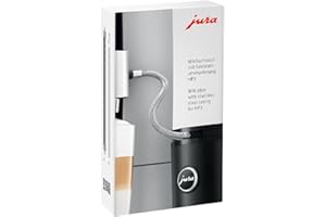 JURA Original – Manguera de leche con revestimiento de acero inoxidable HP3 – Pack de 1 – 24114, plata