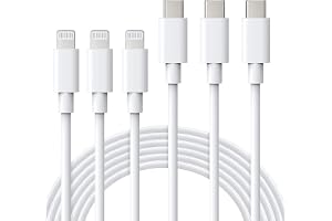 Ilikable 3Pack Kabel för iPhone USB C 1M, MFi Snabbladdningskabel Kompatibel med iPhone 13 12 12 Pro 11 Max XS XR SE 2020 iPad Pro AirPods
