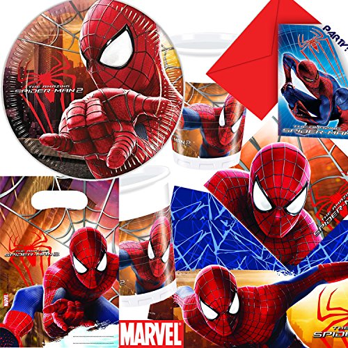 8 Luftballons * ULTIMATE SPIDER-MAN * für den Kindergeburtstag oder Party // mit 75cm Umfang // Luftballon Ballons Deko Motto Kinderparty Marvel Spiderman - 4