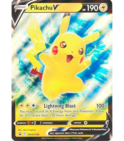 thumbnail image 2 of Pokemon Pikachu VMax TG29 - Black & Gold Holo Full Art Card From Lost Origin Trainer Gallery 2 of 9