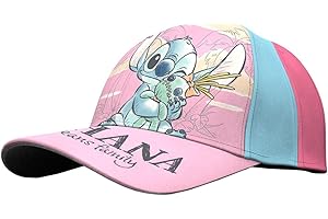 MS MÓVIL SHOP Stitch Children's Love Stitch Cap - Exclusive and Fun Disney Design in Pink, pink, M