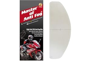 XII WANG YE XII WY Universal Motorcycle Full Face Helmet Shield Anti Fog Film,Clear Ultra Thin Visor Lens Insert Fog Resistant Waterproof Sticker