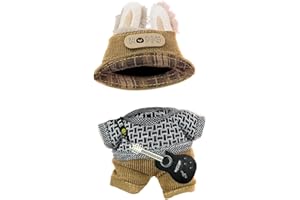 Mino Plus Poupées Vêtements,Vêtements de poupée de 17 cm,Accessoires pour poupées,Cadeaux pour Garçons et Filles,poupée en Peluche Non Incluse (D)