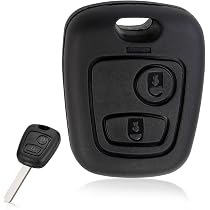SALPIE Guscio Chiave Auto Per Citroen C1/C2/C3, Peugeot 107/Partner, Toyota Aygo 2002-2014 - Kit Completo Con Lama VA2