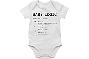 Shirtracer - Body Junge Mädchen - Aktuelle Trends - Nerdy Baby Logic Programmiersprache I IT Baby Logik Programmierer Geschenk Nachwuchs