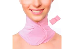 HOROPER Nackenmaske, Wiederverwendbare Gel-Nackenmaske Wraps Anti-Aging Anti-Falten-Befeuchtung Damenhautpflege