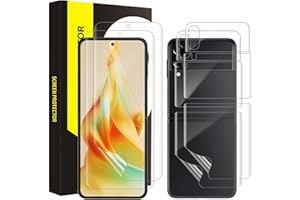 Bodyguard 2+2 Stück TPU für Panzerglas für Samsung Galaxy Z Flip 3 5G Schutzfolie Panzer Schutz Glas, Anti-Fall Blasenfrei für Galaxy Z Flip 3 Schutzglas, Samsung Z Flip 3 5G HD Displayschutzfolie
