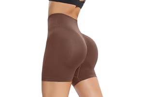 OUDOTA Pantaloncini Sportivi Donna, Pantaloncini Palestra Donna, Pantaloncini Donna Sportivi, Leggings Push Up Donna Corti, Pantaloncini Corti a Vita Alta Elastici per Fitness Yoga Ciclismo