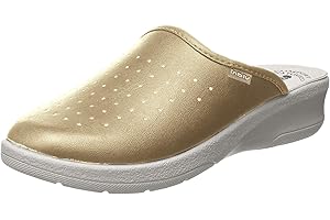inblu Pantofole Donna Anatomiche Ciabatte Donna Sanitari Zoccoli Sabot Comodi in Vera Pelle