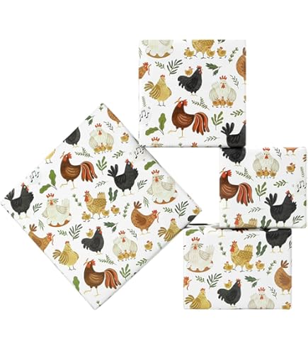 Vintage And Modern Tractor Recycled And Recyclable Wrapping Paper And