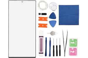 PLYISTY Display-Glas-Ersatz-Set für Samsung Galaxy S23 Ultra, Professionelles Front-Außenglas-Display-Reparatur-Set, Perfekte Passform