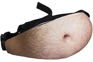 MineSha bierbauch Tasche Hüfttaschen Dad Bag Fanny Pack Herren Lustige Bauch Hüfttaschen mit Verstellbaren Gürtel für Reisen Laufen Radfahren Outdoor Sport Taschen
