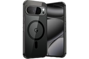 ‎JETECH JETech Magnetyczne Etui dla Google Pixel 10 Pro XL 2025 Kompatybilne z MagSafe i Ładowarka Pixelsnap, Odporny na Wstrząsy Osłona Bumper Telefonu, Antyzarysowaniową Przejaśniać Tył (Obsydian)