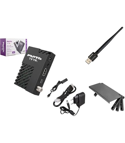Humax Digitale HD Fox Satellietontvanger, 1080p HDTV Satellietontvanger Met 12v Voeding Camping Vooraf Geinstalleerd Hdmi Scart Dvb S S2 Pvr Ready 788348897
