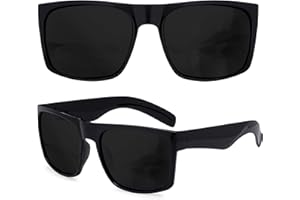 grinderPUNCH Gafas de sol XL para hombre y mujer, con montura ancha y ligera, para deportes, conducción, pesca