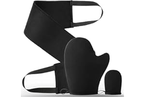 YVOIER Gant autobronzant 3 paquet, gant autobronzant corps et applicateur de lotion pour le dos, gant applicateur autobronzant gant pour autobronzant gant autobronzant corps et visage