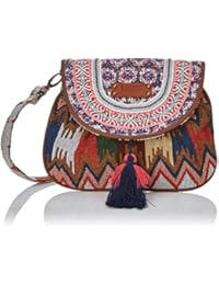 LIBERTO 170606, Bolso Bandolera para Mujer, Varios Colores (Multicolor), 2.5x17x22 cm (W x H x L)