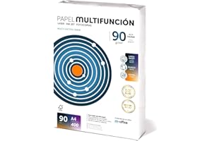 Folios A4, 90 g, 400 Blatt, Mehrzweckpapier für Drucker, Laserdrucker und Injektionsdrucker, Kopierer, Fax, für Büro, Schulbedarf, Blattpaket, m-office (400 Blatt, 90 g)