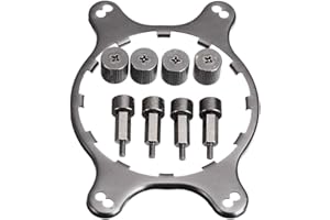 AMUSINGTAO CPU Cooler Fan Bracket Heatsink Holder AM4 Mounting Bracket Kit for Corsair Hydro Series (Black)