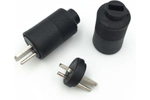 TEKLIFE CONNETTORE SPINOTTO SPINA MASCHIO VOLANTE PUNTO LINEA 2 PIN PLASTICA ICP