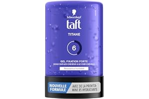 Schwarzkopf - Taft - Gel Tube Coiffant - Gel Titane - Résistance Humidité - Fixation Forte - Doux sur les cheveux - Tenue longue durée - Sans Effet Collant - Formule Provitamine B5-300 ml