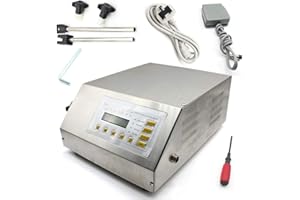 ROMYIX Digital Control Water Liquid Filling Machine 2-3500ml Bottle Filling Machine Stainless Steel Filling Machine for Cream Shampoo Cosmetic, Automatic Counting Function