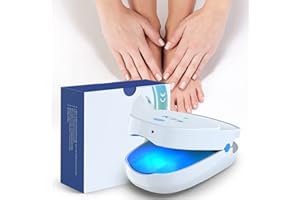 KTS Dispositivo di trattamento ricaricabile per onicomicosi, terapia della luce altamente efficace per la pulizia delle unghie
