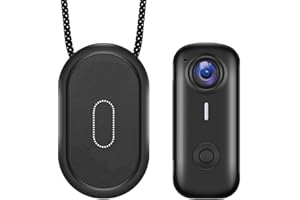 Mini Body Camera, Magnetic Action Camera with WiFi Connectivity for Cycling, Adventure Sports and Daily Outdoor Activities (Black)